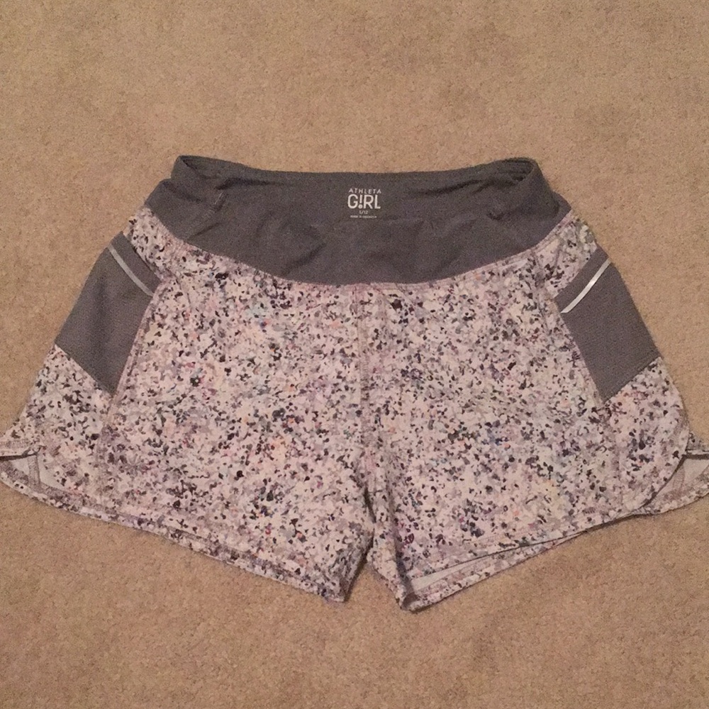 Athleta Girl- painted with color shorts!
